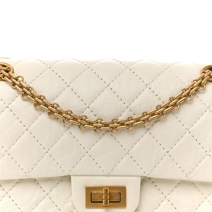 Chanel Aged Calfskin Quilted 2.55 Reissue 225 Flap White 8 of 11