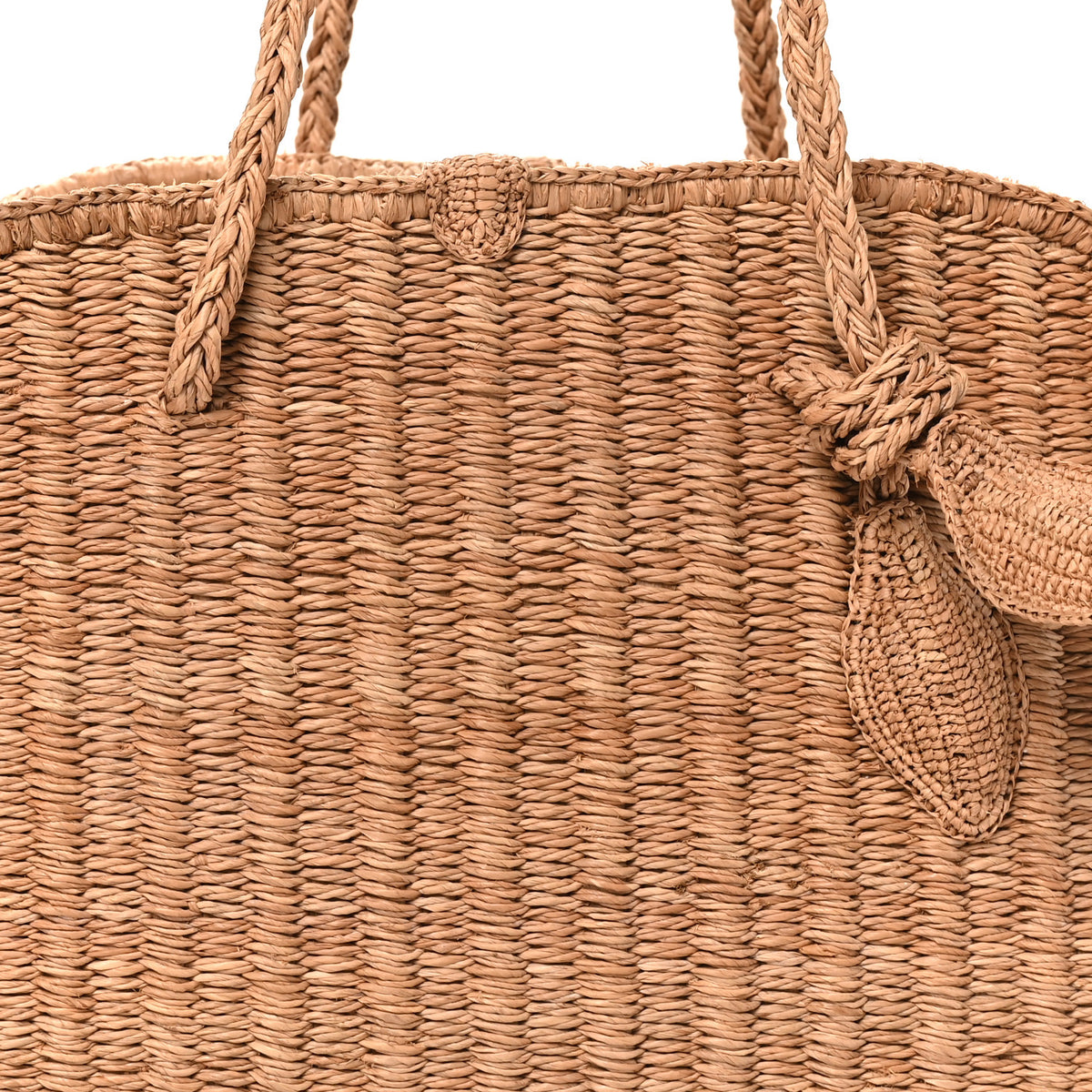 Jacquemus Raffia Le Turismo Bowling Bag Beige 7 of 9