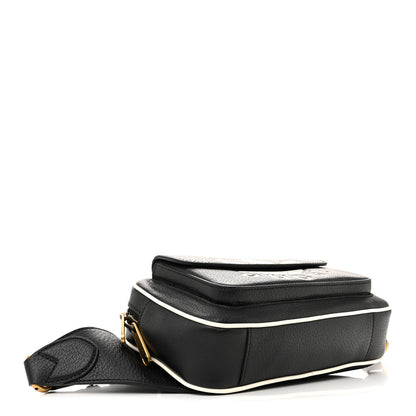 Gucci X ADIDAS Textured Dollar Calfskin Belt Bag Black 4 of 10