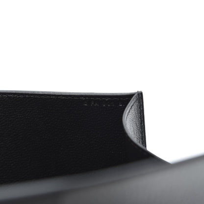 Hermes Chevre Mysore Medor 23 Clutch Black 8 of 9