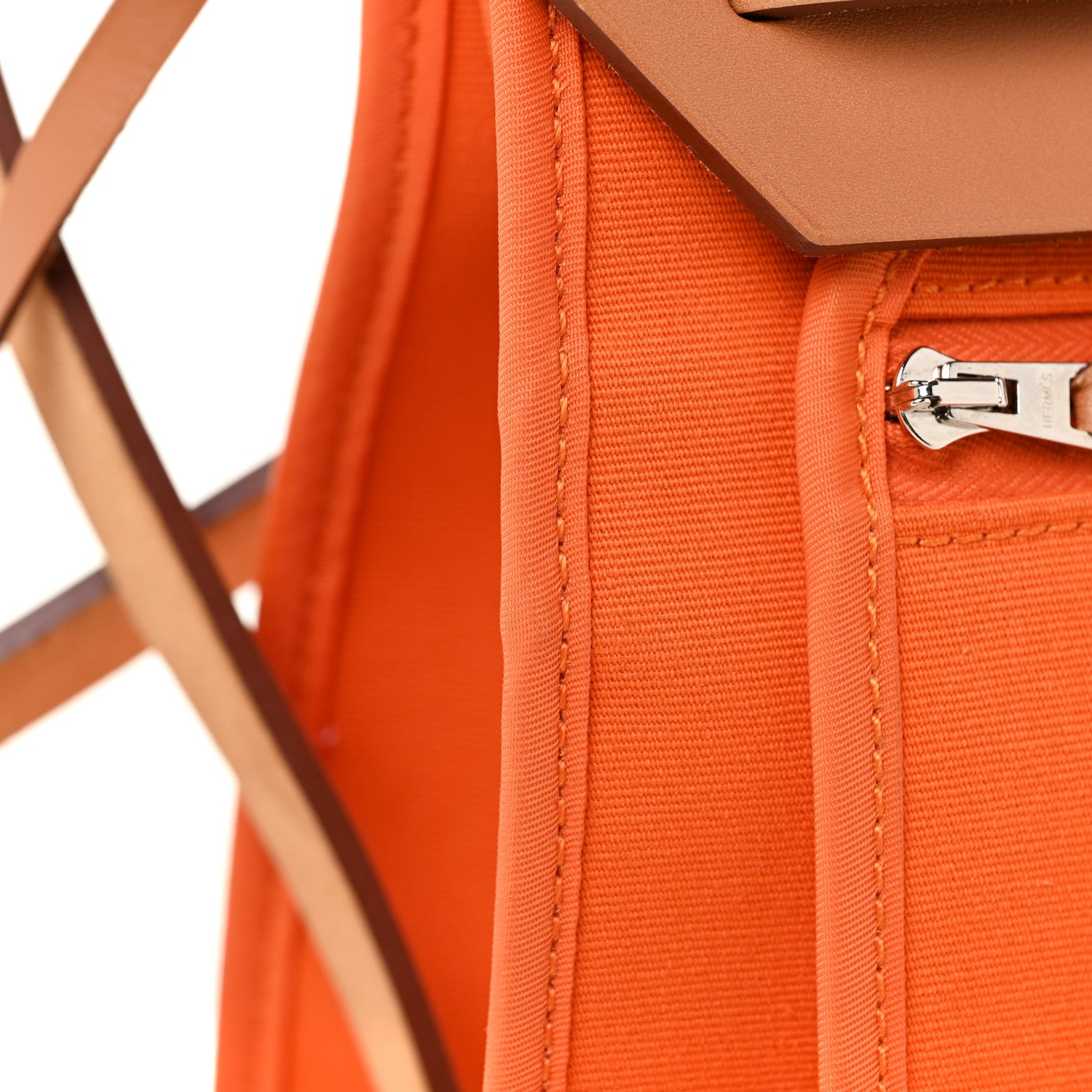 Hermes Toile Herbag Zip 31 PM Orange 19 of 25