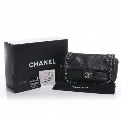 Chanel Calfskin Expandable Flap Black 5 of 8
