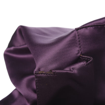 Versace Patent Madonna Satchel Dark Purple 10 of 11