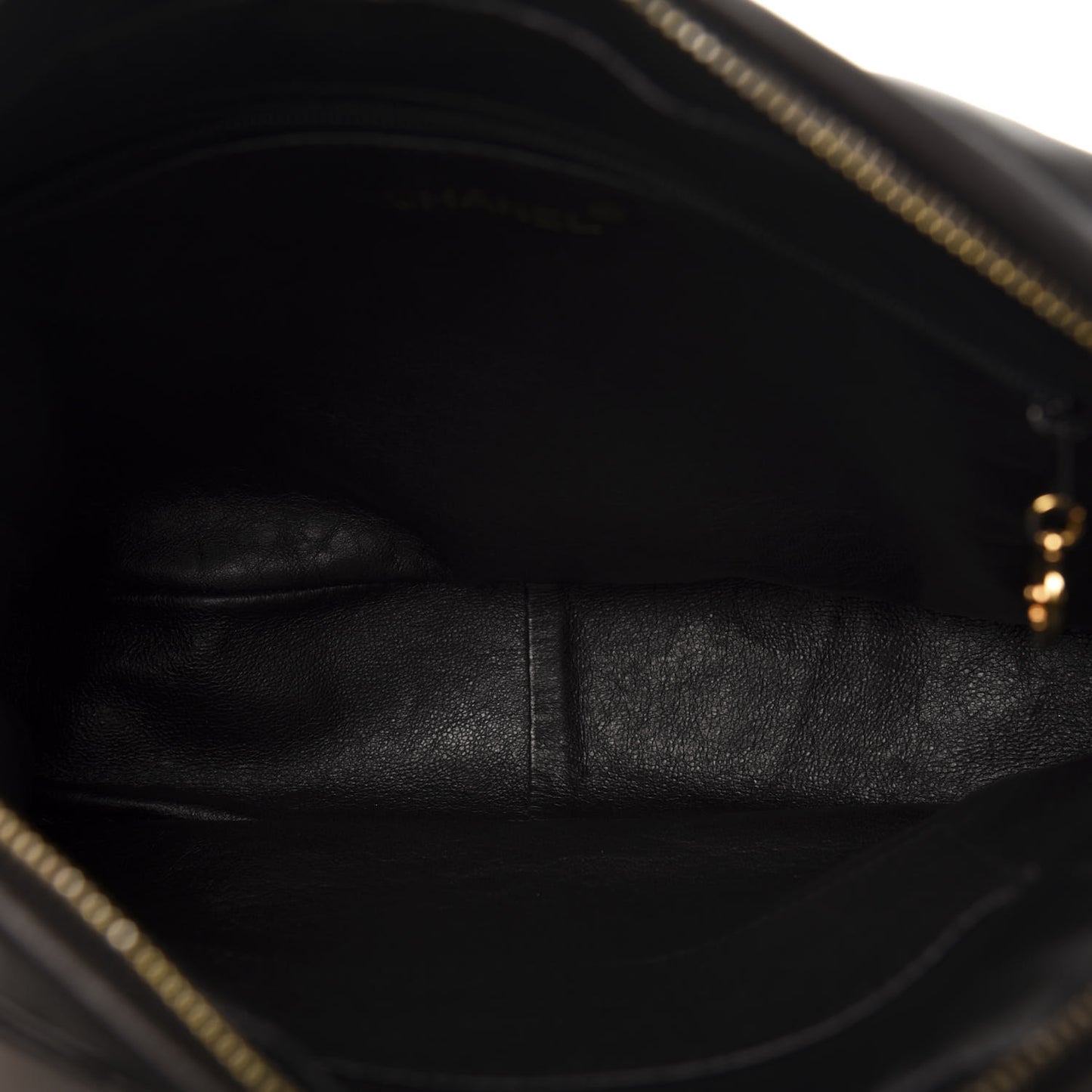 Lambskin CC Tassel Shoulder Bag Black