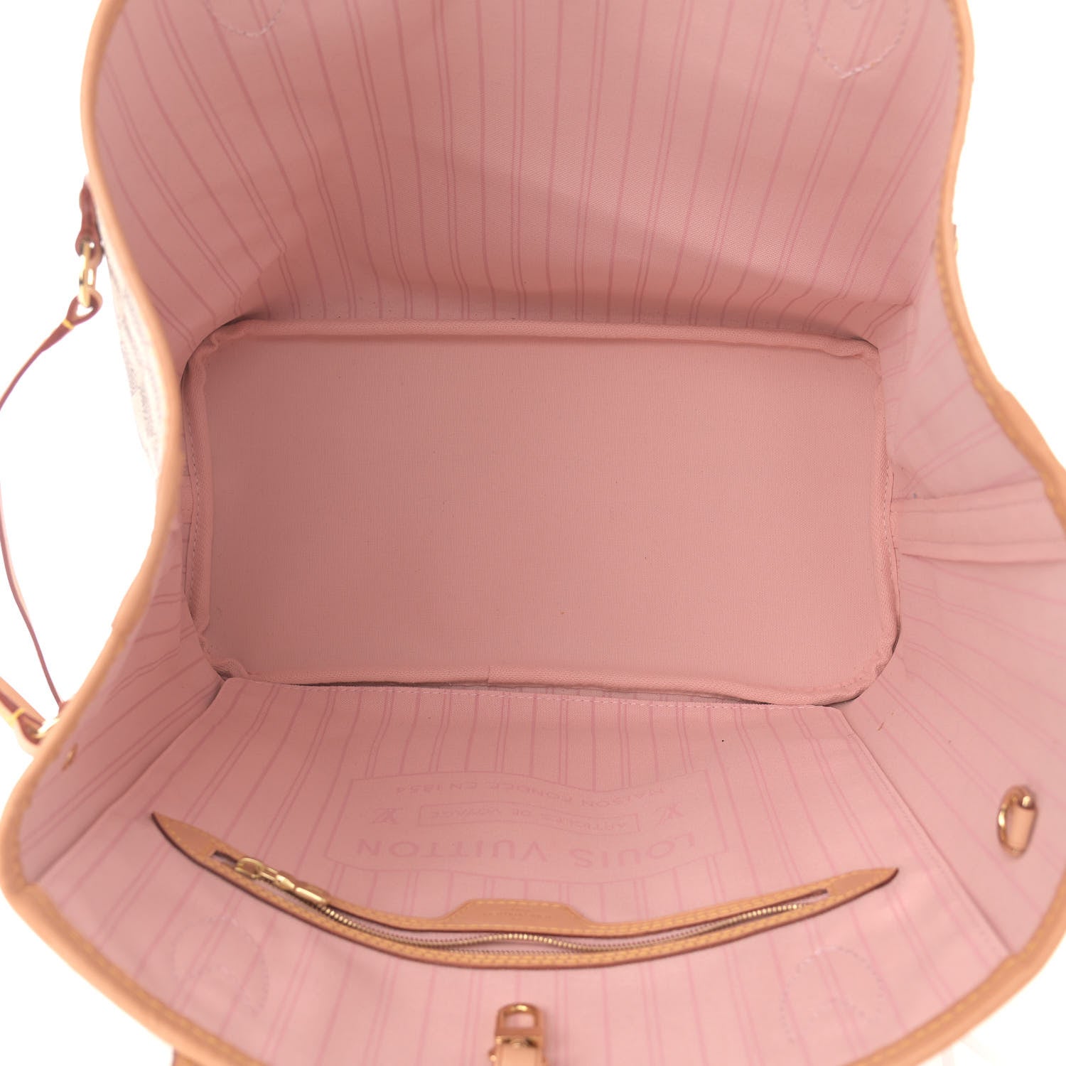 Louis Vuitton Damier Azur Neo Neverfull MM Rose Ballerine 6 of 12