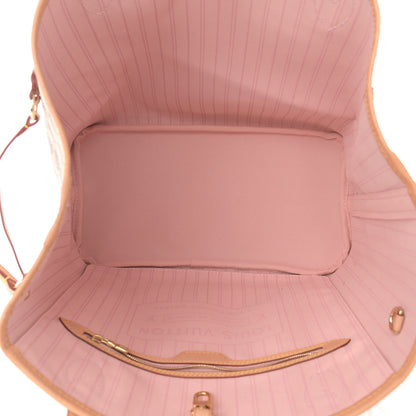 Louis Vuitton Damier Azur Neo Neverfull MM Rose Ballerine 6 of 12