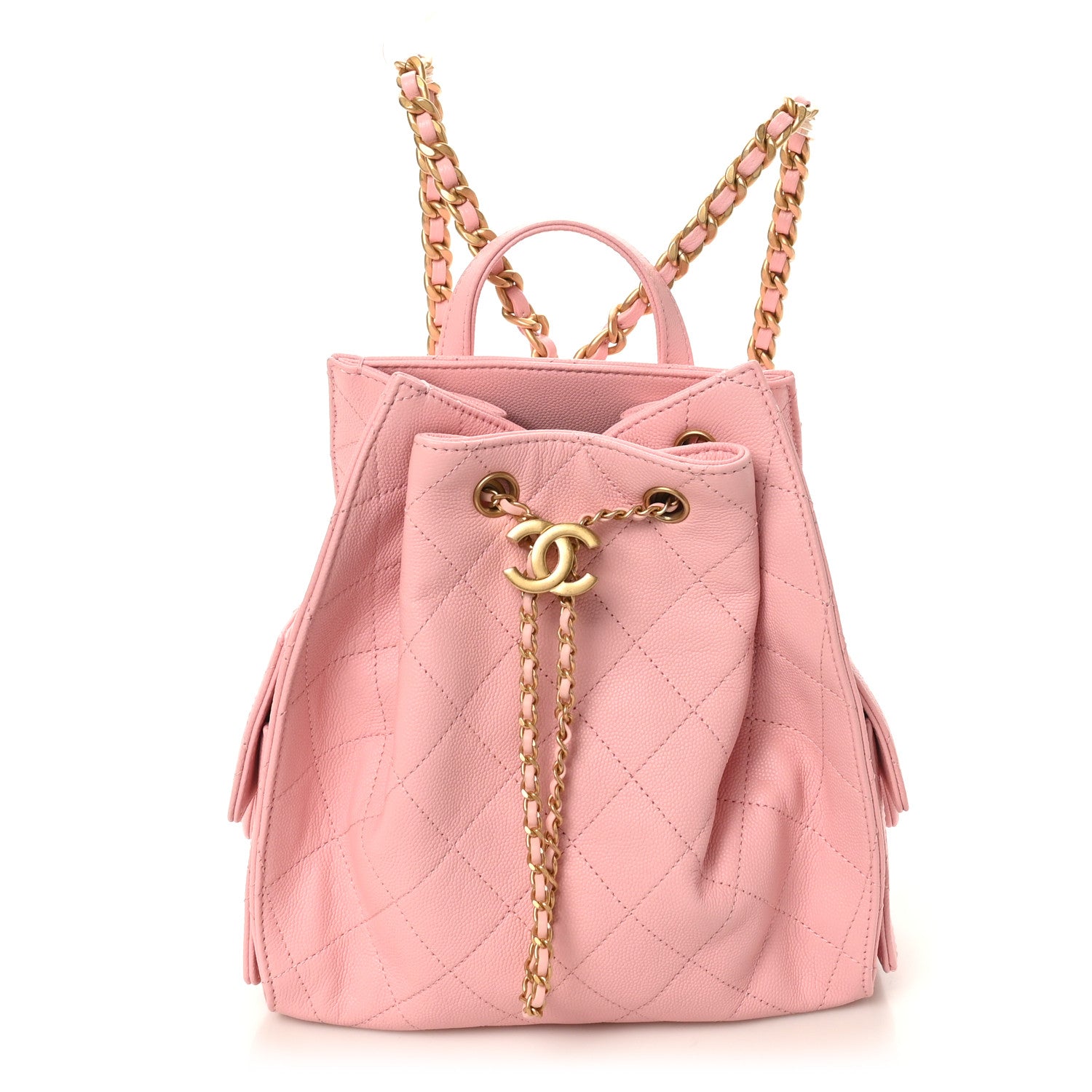 Chanel Caviar Quilted Medium Chanel 25 Backpack Light Pink 1 of 10
