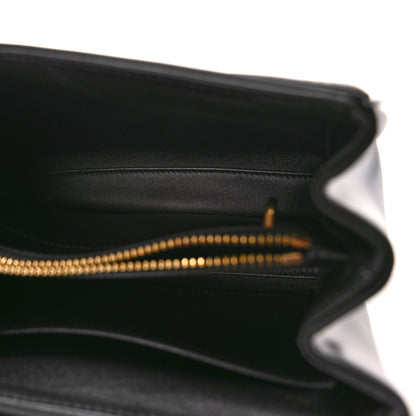 Celine Satinated Calfskin Mini 16 Top Handle Bag Black 5 of 10
