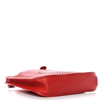 Hermes Courchevel Evelyne GM Rouge Vif 3 of 4