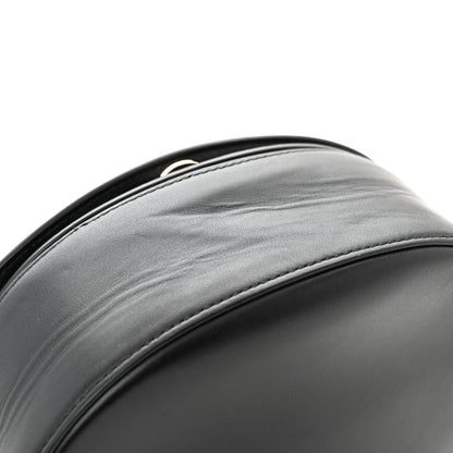 Salvatore Ferragamo Calfskin Small Vela Flap Bag Black 10 of 10