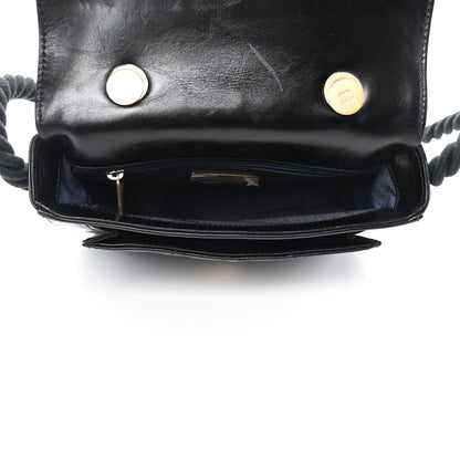 Chanel Crumpled Calfskin En Vogue Rope Flap Black 4 of 4