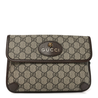 Gucci GG Supreme Monogram Neo Vintage Web Belt Bag Brown 1 of 8