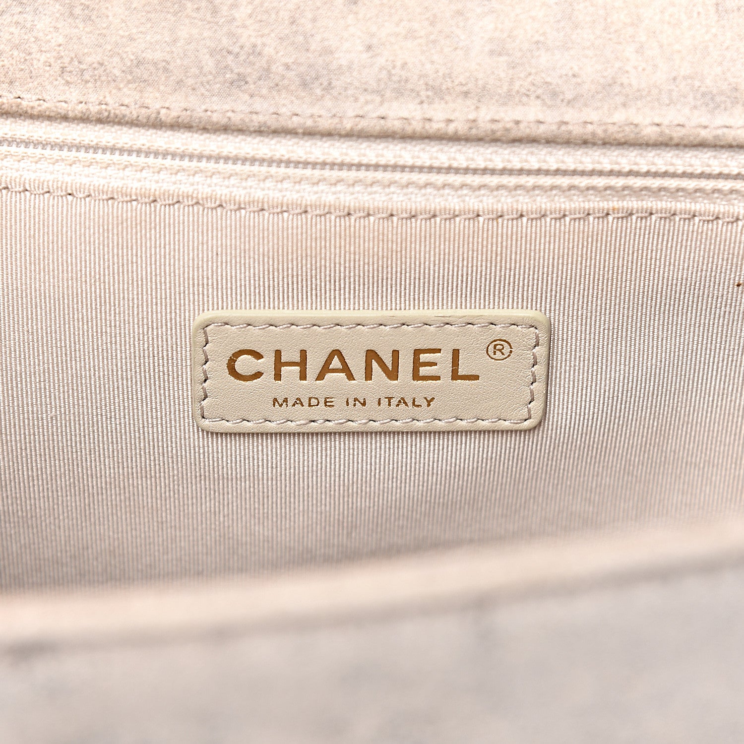 Chanel Iridescent Calfskin Quilted Large Boy Flap Beige 6 of 18