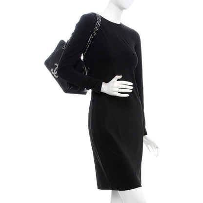 Chanel Calfskin Small Diamond Stitch Tote Black 2 of 10