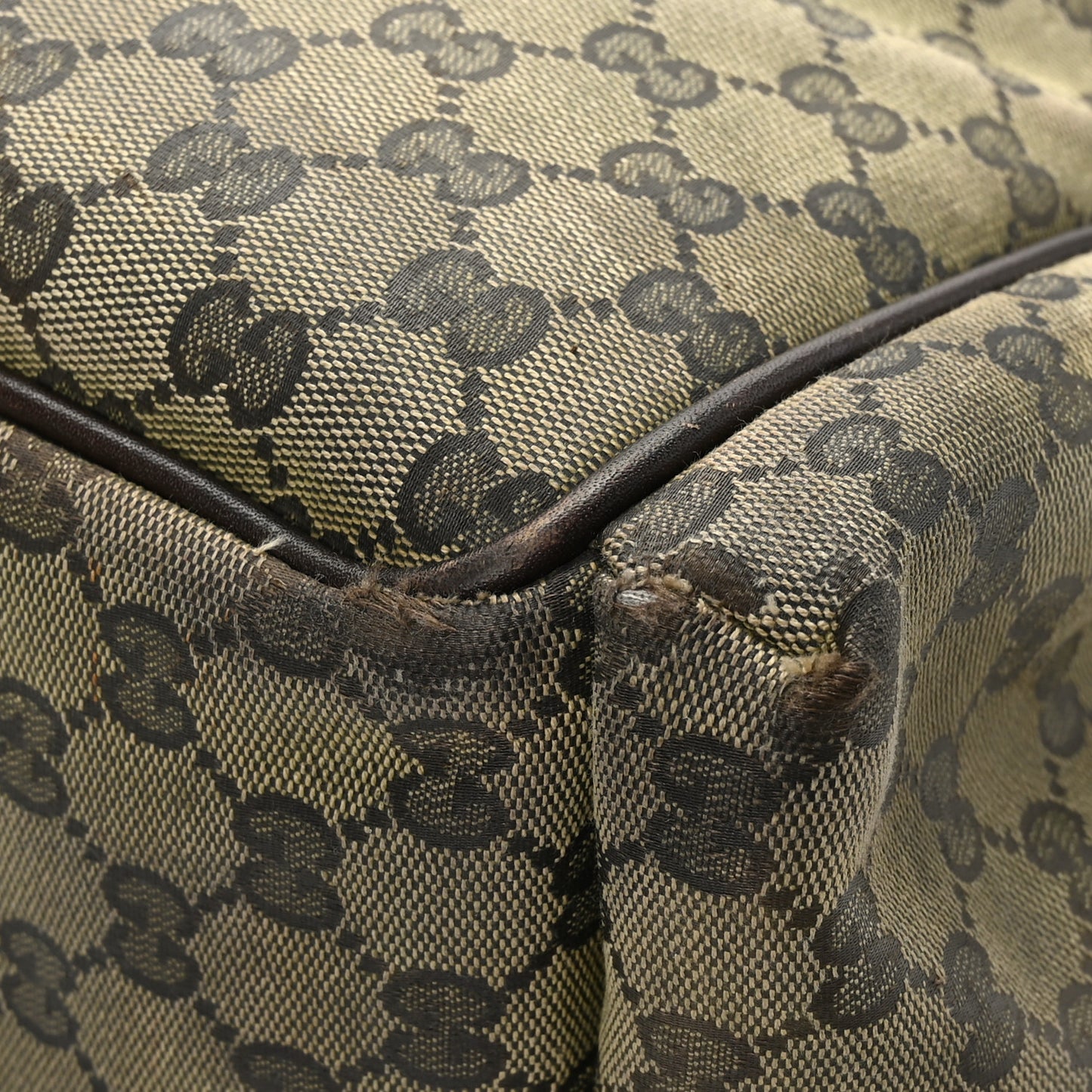 Monogram Large Diaper Bag Dark Brown