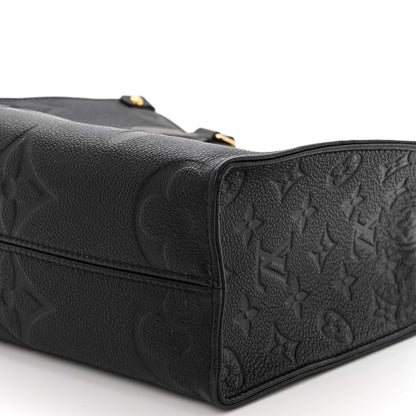 Louis Vuitton Empreinte Monogram Giant Onthego PM Black 9 of 9