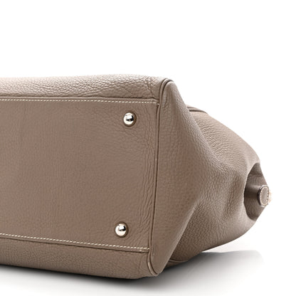 Hermes Taurillon Clemence Paris Bombay 37 Etoupe 12 of 13