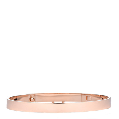 Hermes 18K Rose Gold Diamond PM Collier De Chien Bracelet XL 3 of 6