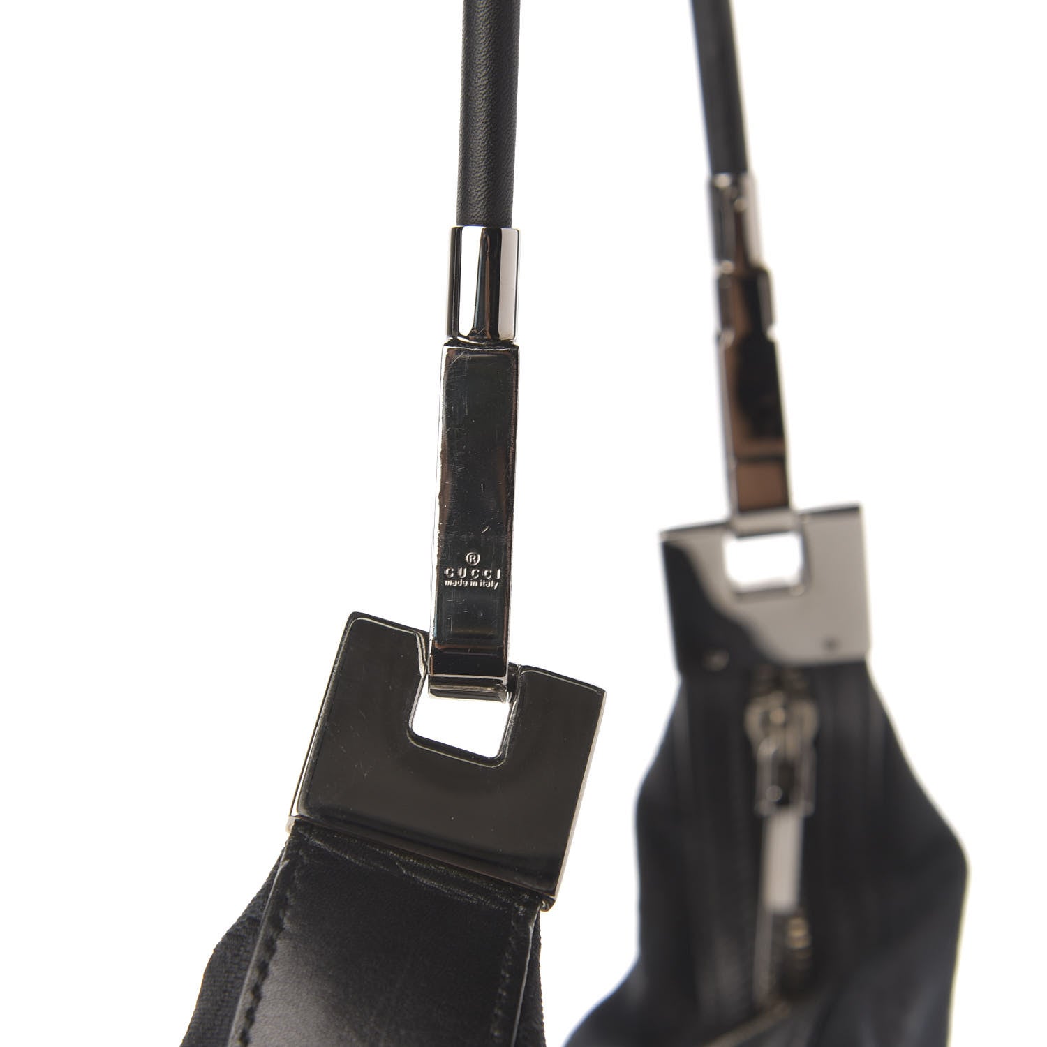 Gucci Monogram GG Small Clasp Hobo Black 10 of 13