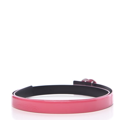 Chanel Patent CC Logo Skinny Belt 85 34 Pink 3 of 8