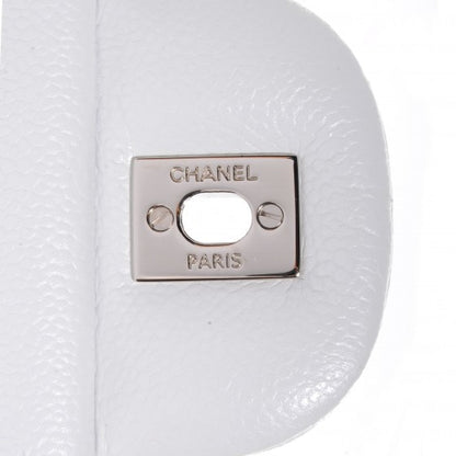 Chanel Caviar Jumbo Double Flap White 9 of 9