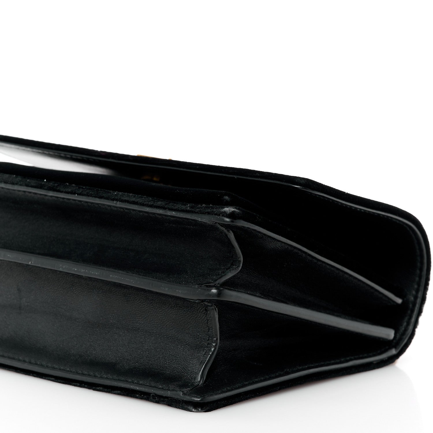 Saint Laurent Velvet Small Monogram Sunset Black 11 of 12