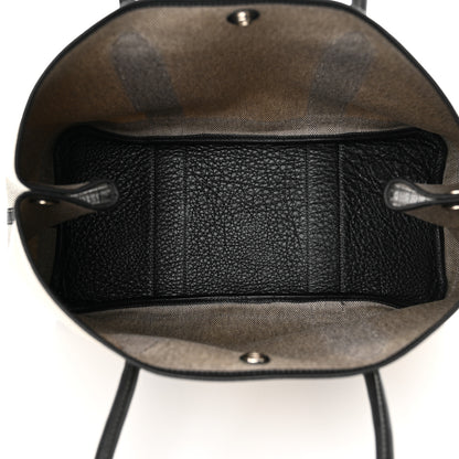 Hermes Toile Buffle Skipper Garden Party 36 MM Tote Black 5 of 16