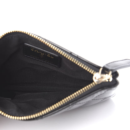 Chanel Patent Quilted Small Cosmetic Case Black 5 of 11