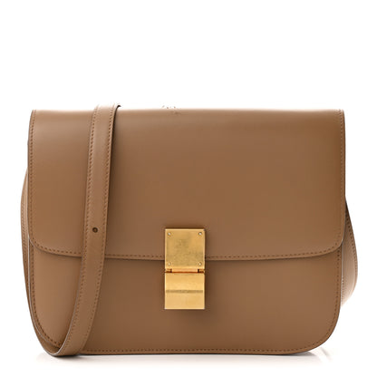 Celine Box Calfskin Medium Classic Box Flap Bag Light Camel 1 of 14