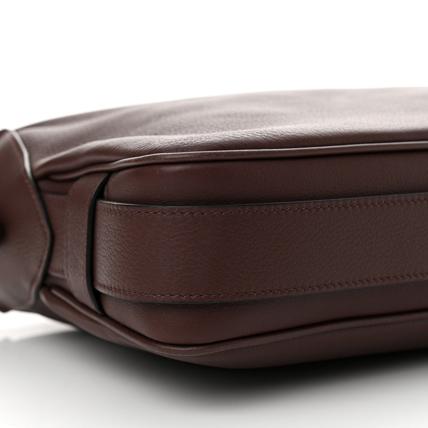 Supple Calfskin Medium Romy Shoulder Bag Hickory