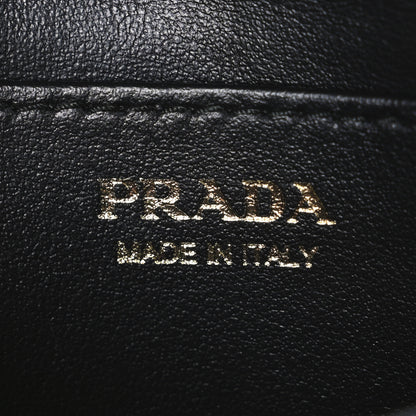 Prada Nappa Quilted Metal Patchwork Triangle Logo Card Holder With Strap 6 of 9