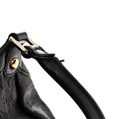 Gucci Guccissima Medium Sukey Tote Black 11 of 18