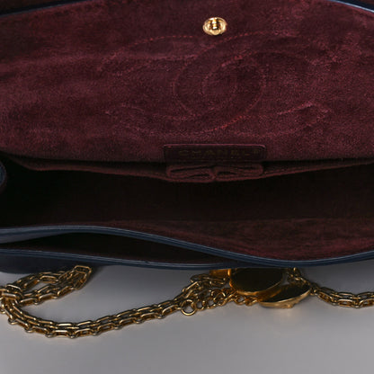 Chanel Calfskin Nude 2.55 Medals Reissue 226 Flap Navy 4 of 10