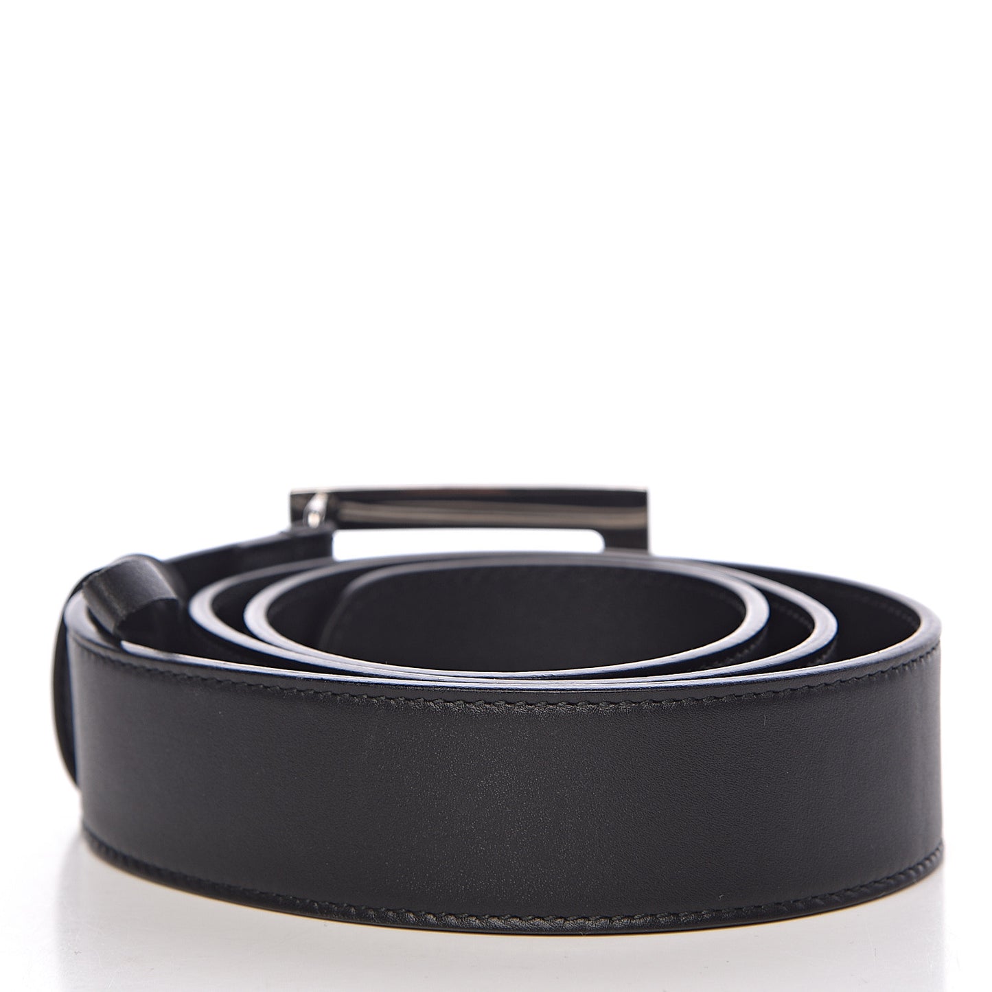 Calfskin Crystal Square G Madelyn Belt 85 34 Black
