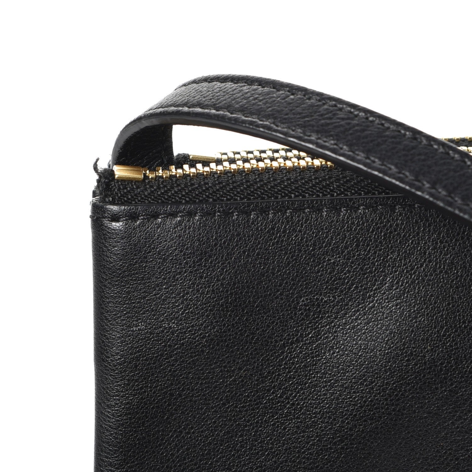 Celine Lambskin Small Trio Crossbody Bag Black 11 of 12