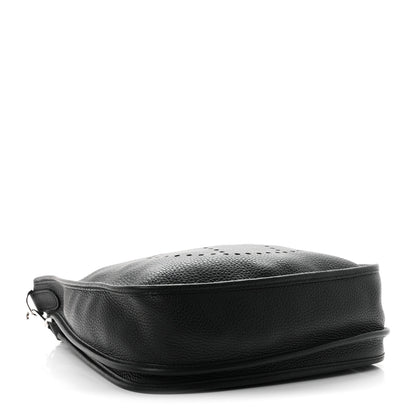 Hermes Taurillon Clemence Evelyne III PM Black 4 of 11