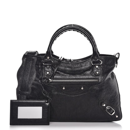 Balenciaga Agneau Classic Silver Hardware Town Black 1 of 8