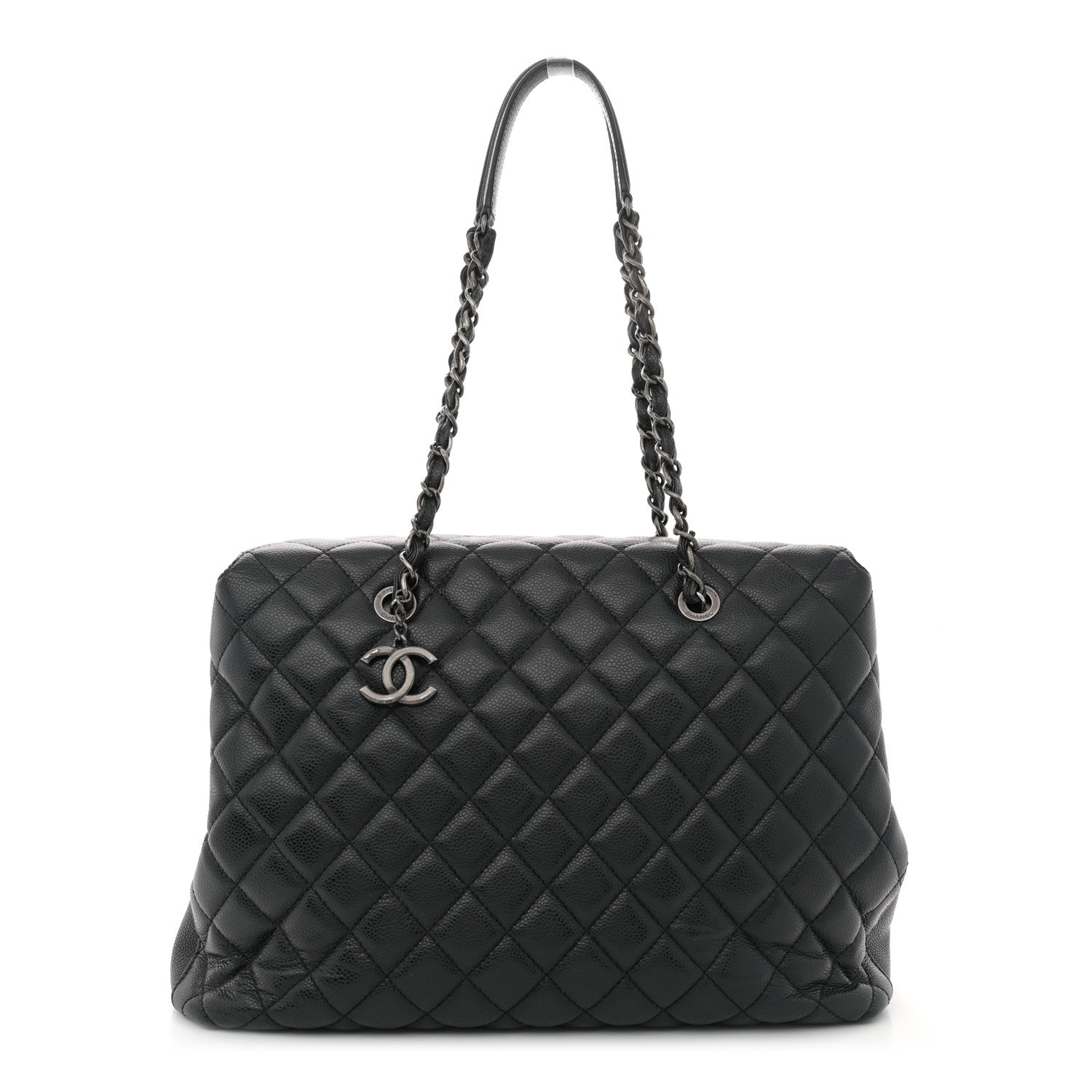 Chanel Caviar Quilted City Shopping Tote Black 1 of 13