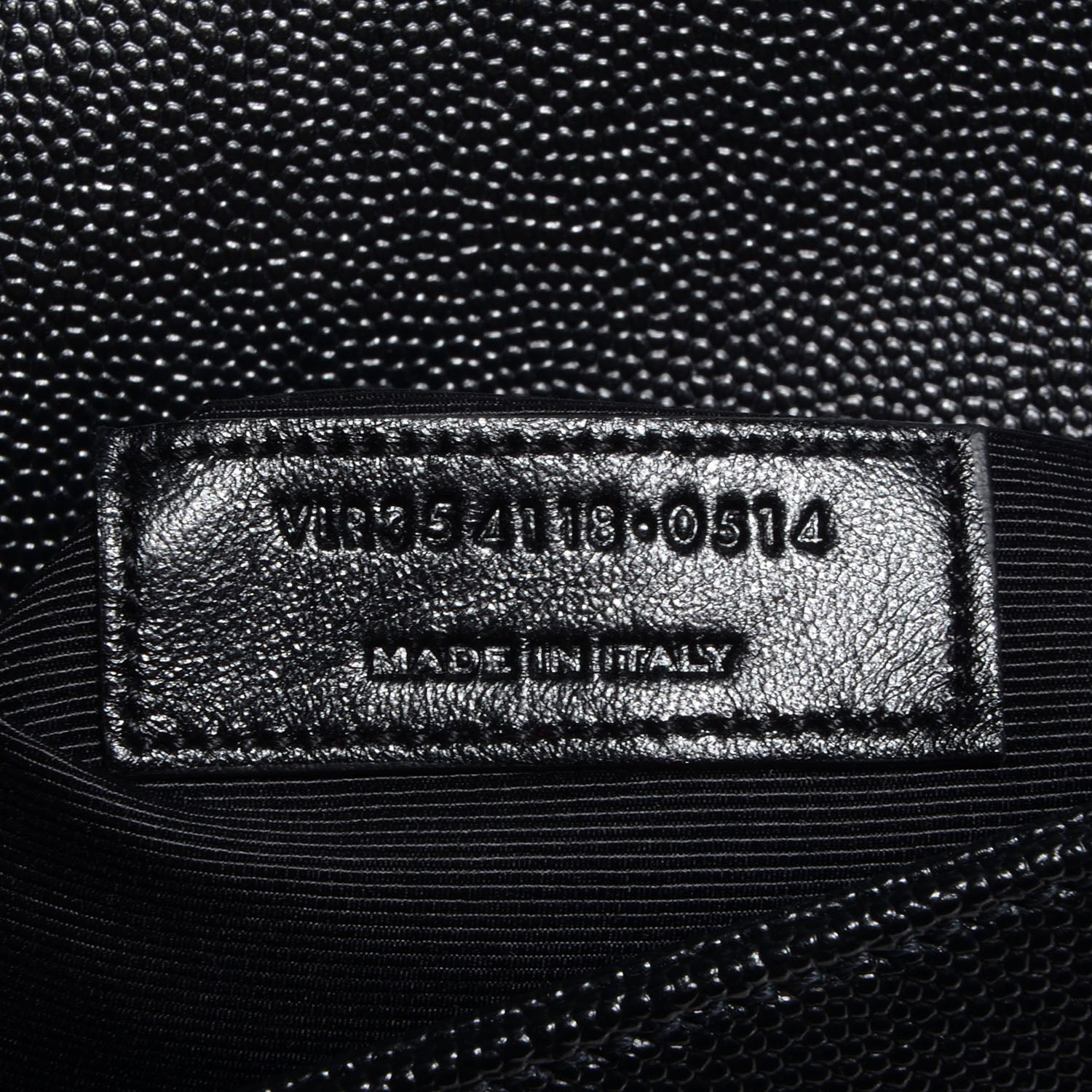 Saint Laurent Grain de Poudre Matelasse Studded Large Monogram Satchel Black 7 of 8