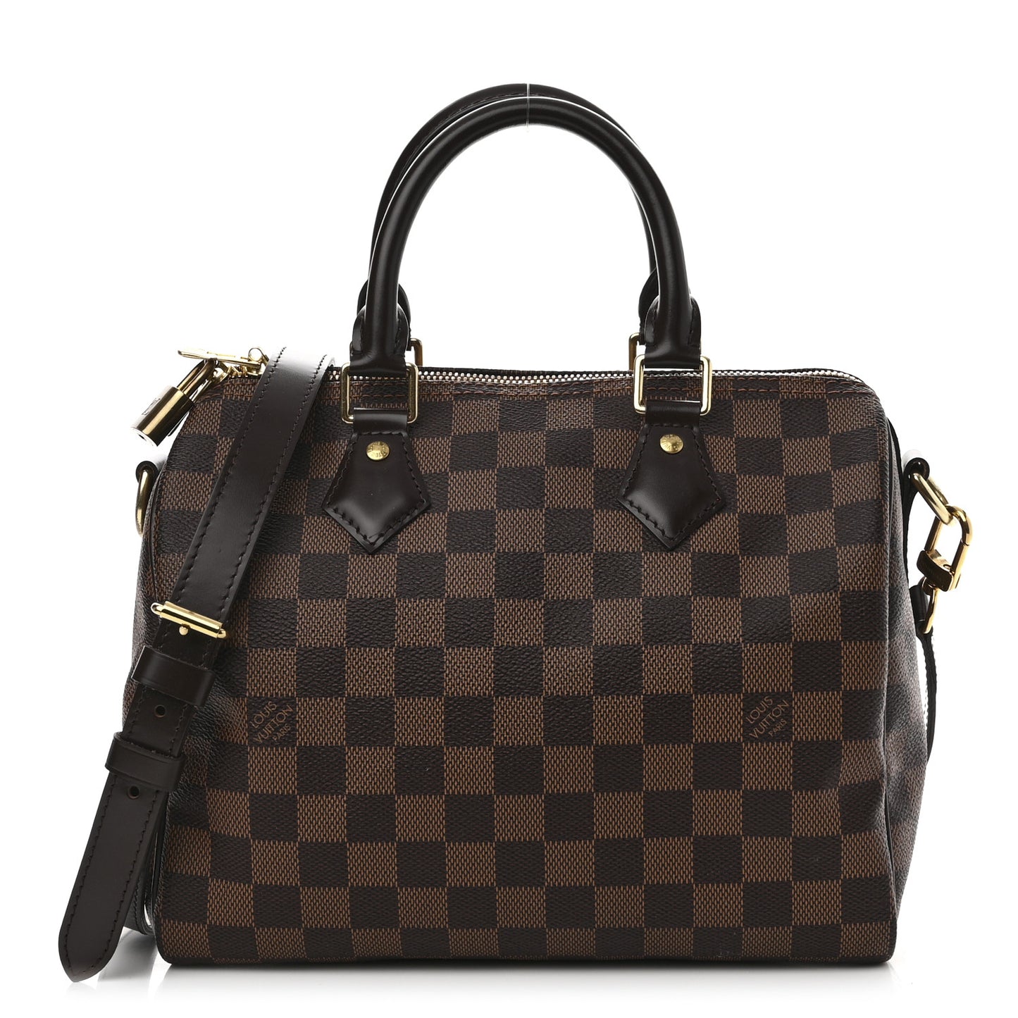 Damier Ebene Speedy Bandouliere 25