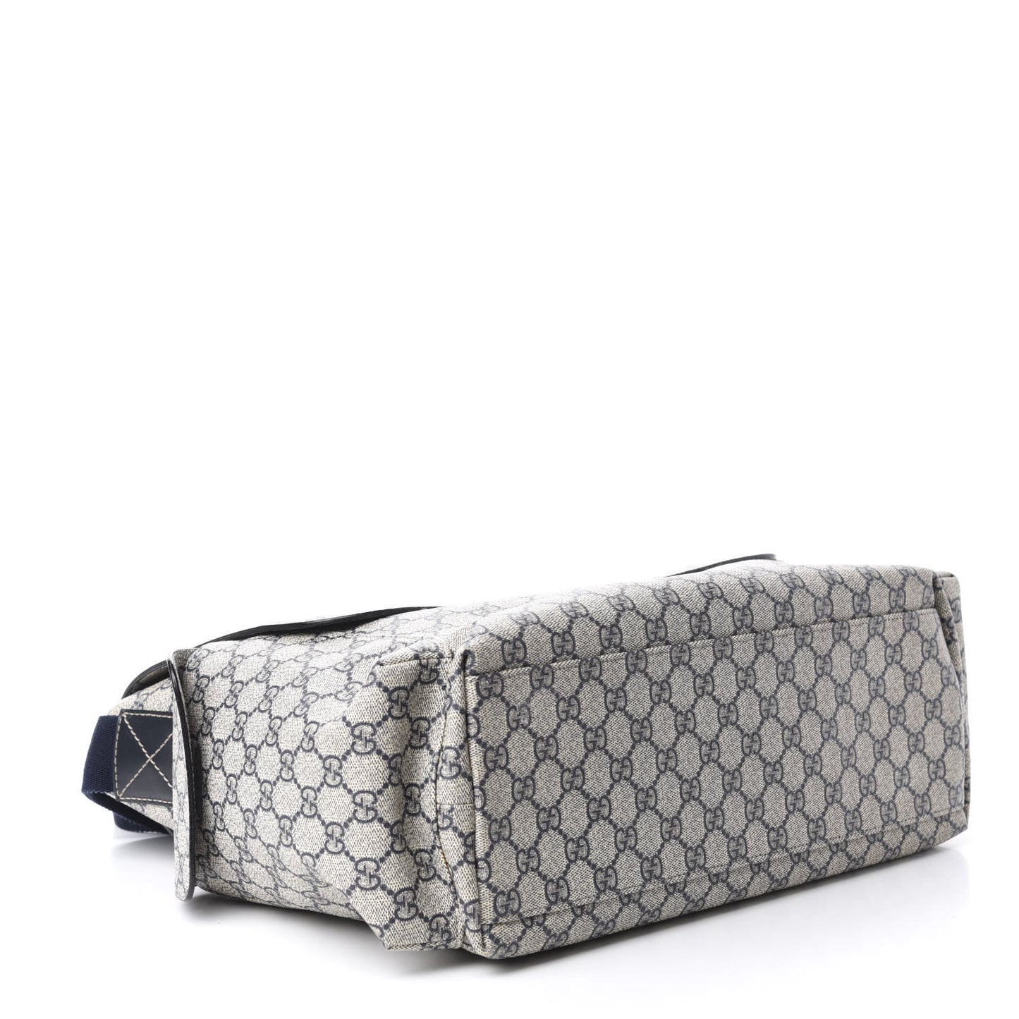 GG Plus Monogram Messenger Diaper Bag Navy