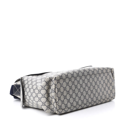 Gucci GG Plus Monogram Messenger Diaper Bag Navy 5 of 13