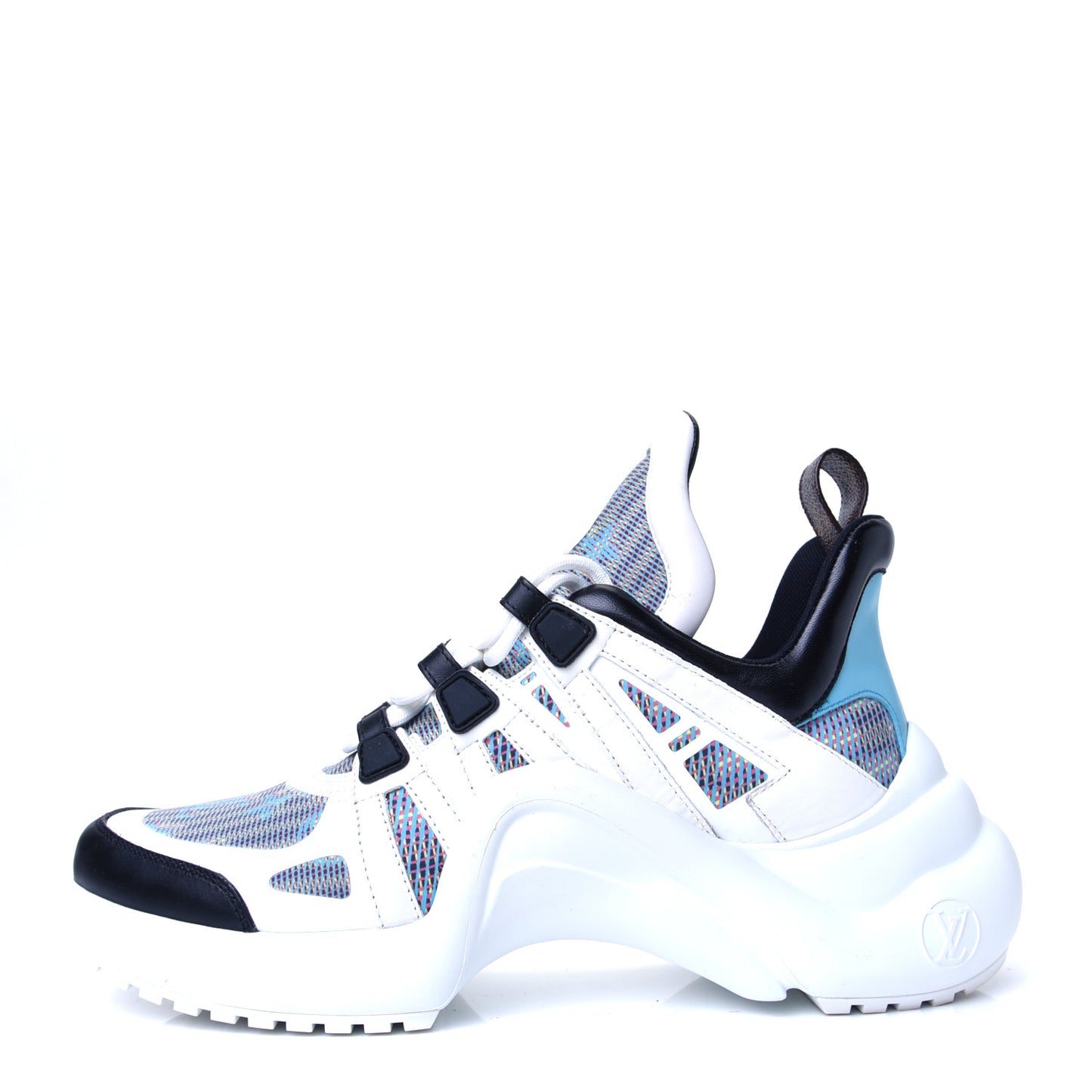 Calfskin Nylon LV Pop Archlight Sneaker 41 Blue