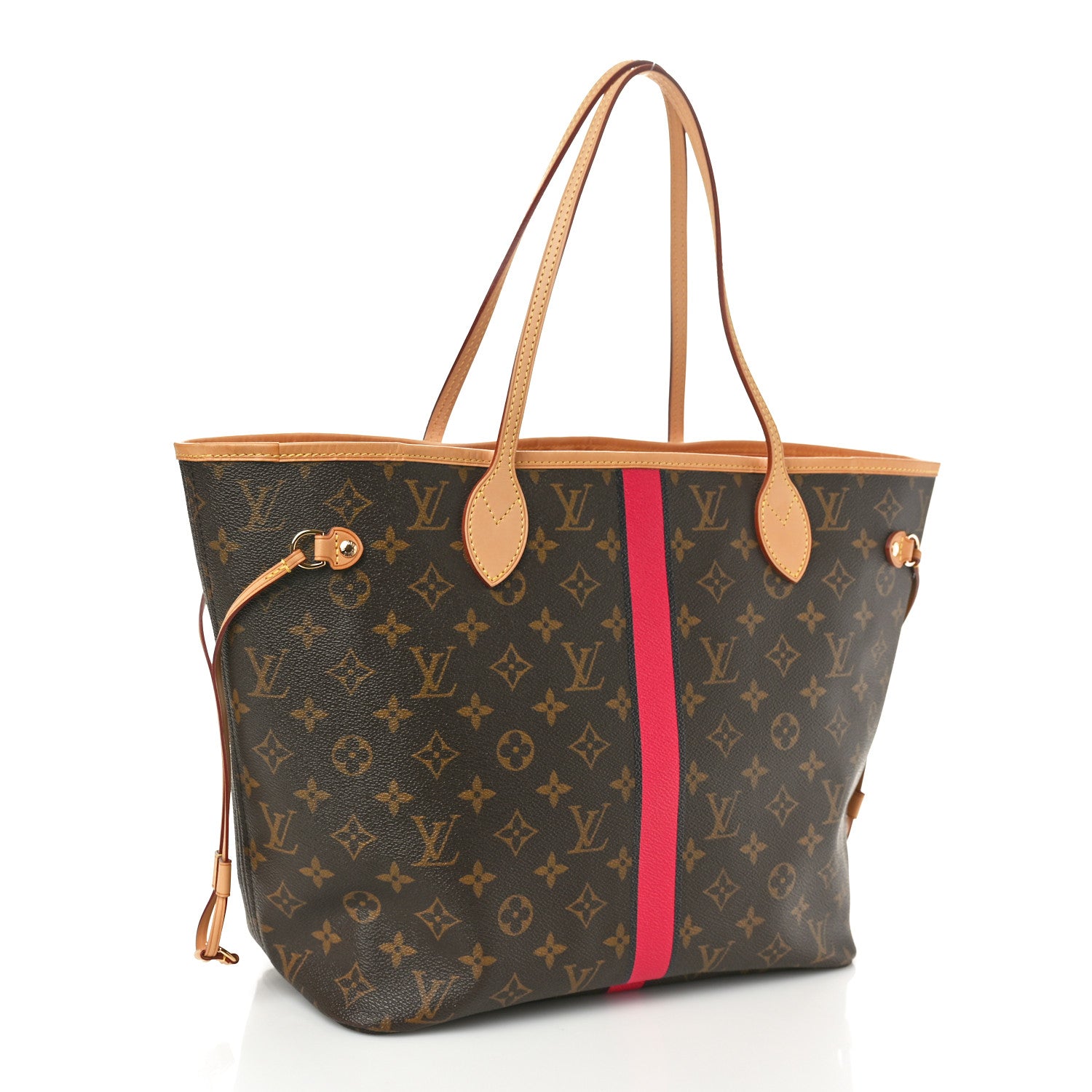 Louis Vuitton Monogram My LV Heritage Neverfull MM Fuchsia 3 of 9
