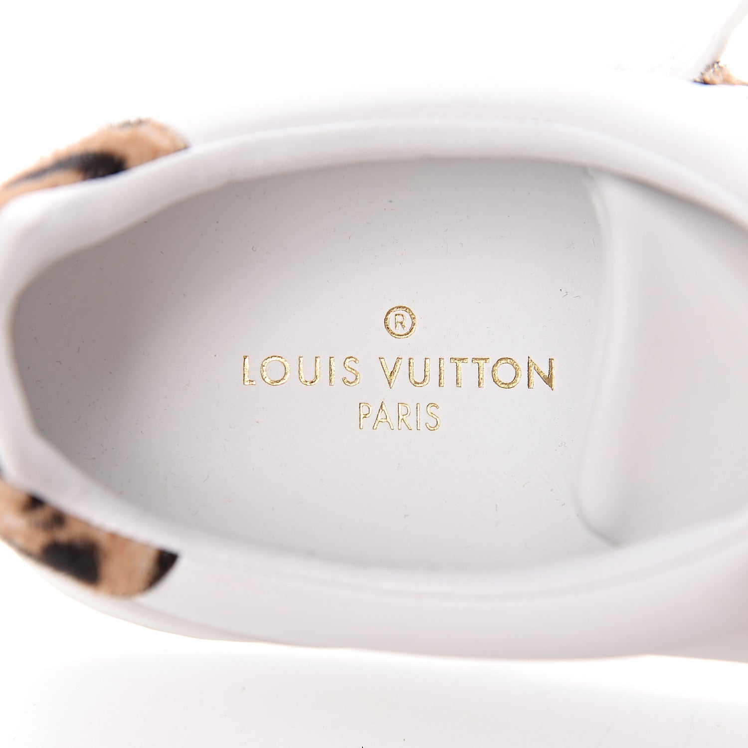 Louis Vuitton Calfskin Calf Hair Monogram Giant Jungle Frontrow Sneakers 37.5 White 8 of 9