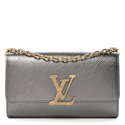 Louis Vuitton Epi Pochette Louise NM Gunmetal 1 of 9