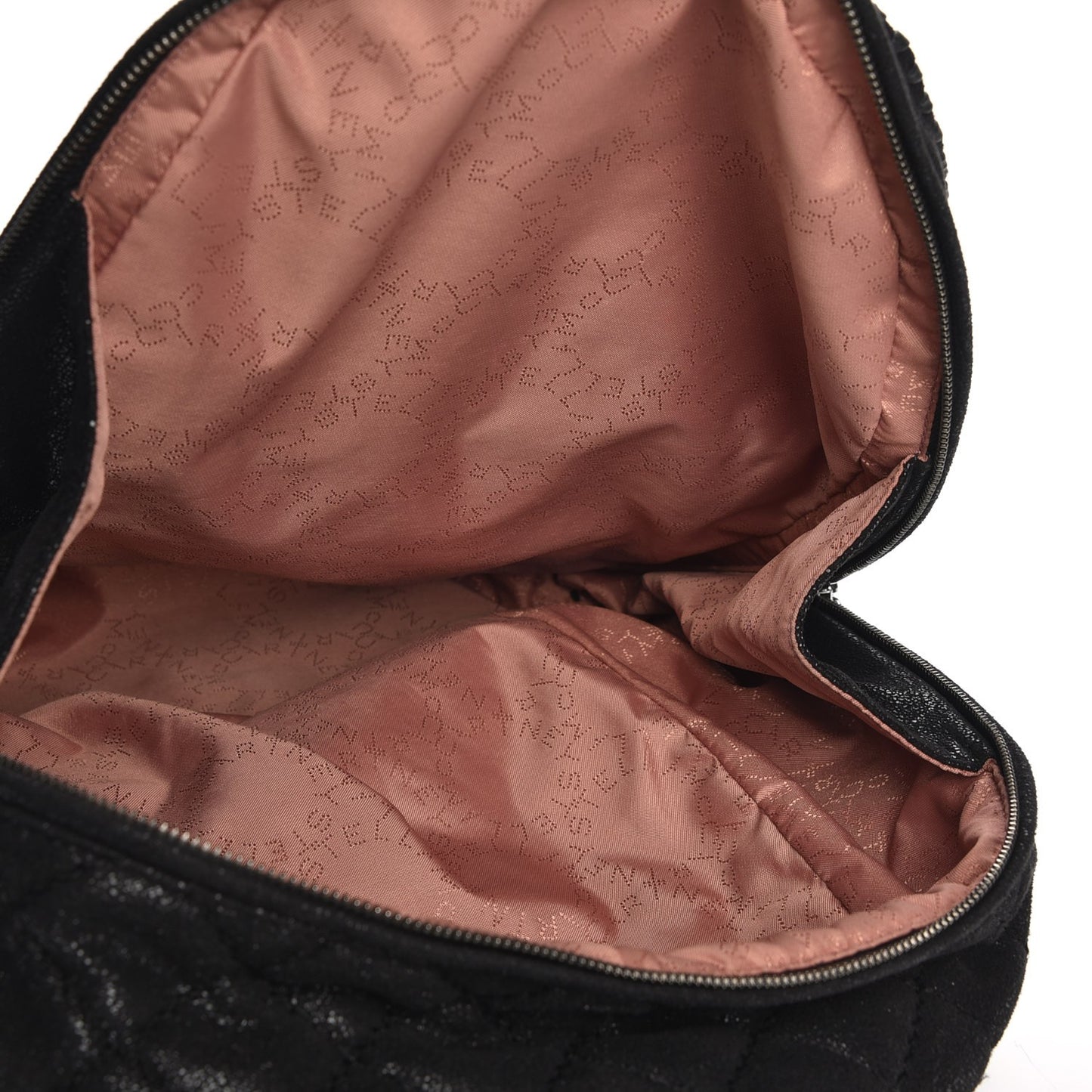 Shaggy Deer Quilted Falabella Backpack Black