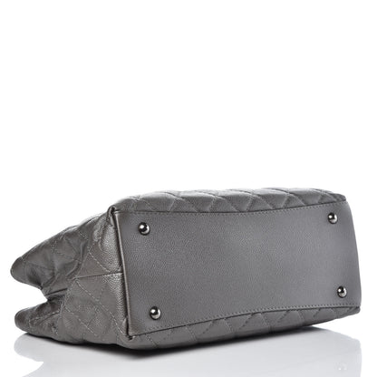 Chanel Caviar Medium Be Caviar Tote Silver 4 of 9