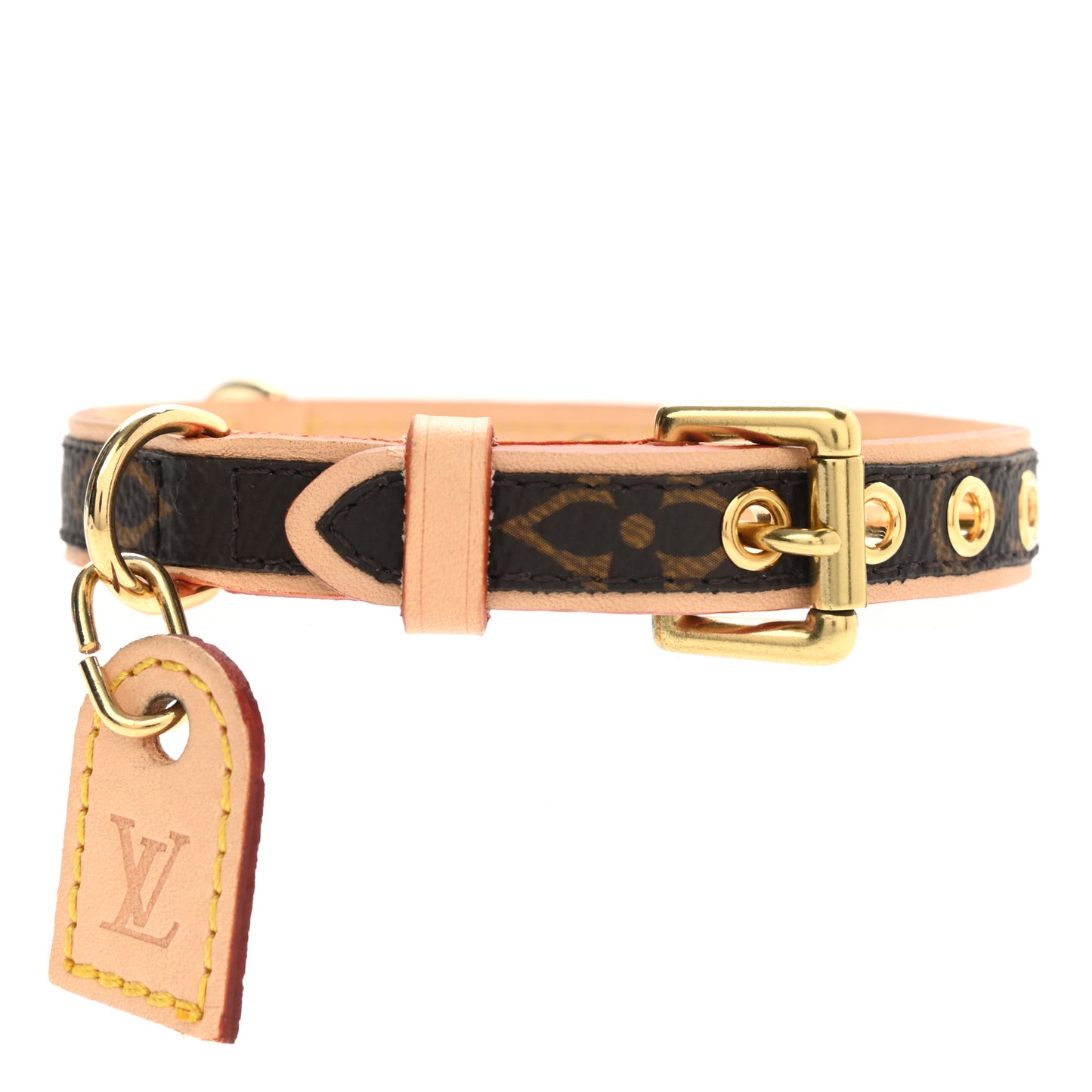 Monogram Baxter Dog Collar