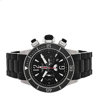 Jaeger-LeCoultre Titanium Rubber 44mm Master Compressor Chronograph GMT Navy Seals Limited Edition Automatic Watch Black Q178T677 2 of 6